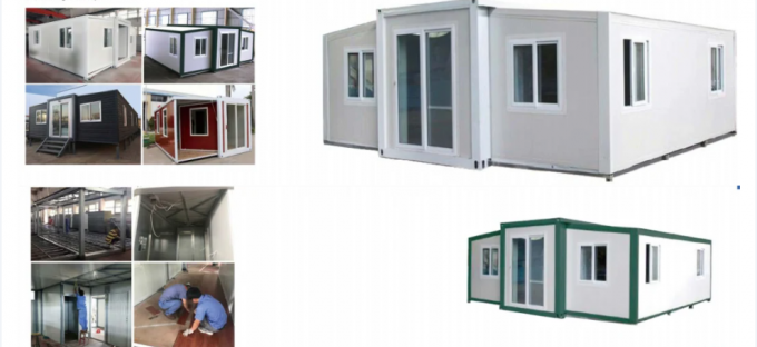 Light Steel Frame Expandable Prefab House Modular Construction Space ...