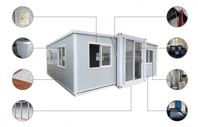 Portable Expandable Container House For Temporary Accommodation Quick ...