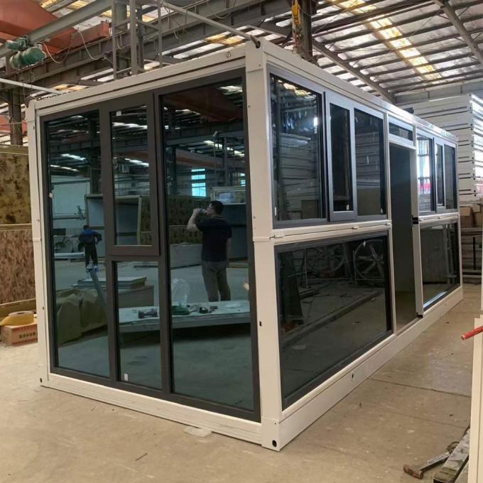 20FT Galvanized Steel Structure Fold Out Container House For Residence ODM