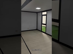 20FT Flat Expandable Shipping Container Glass curtain wall ODM