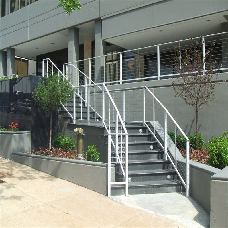 2 Story Prefabricated Mobile Portable Office Stairs ODM