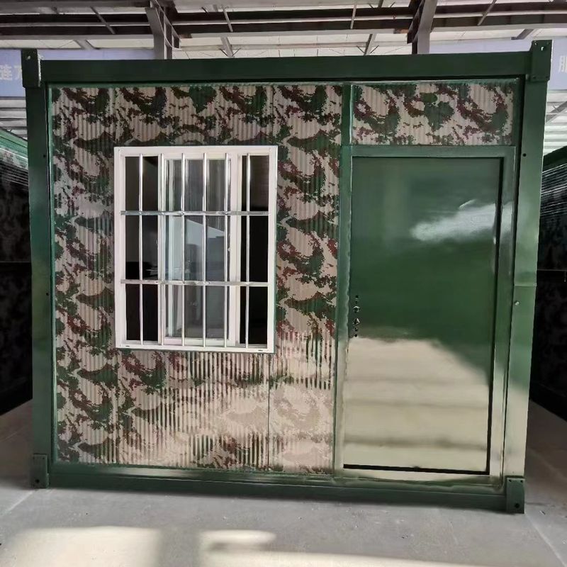 Prefab Portable Modular House Container Steel Site Office Container For Army Camping