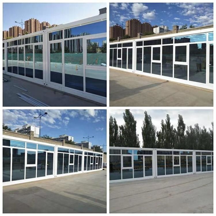 Glass Core Prefab Expandable Folding Container House For Modern Living Shipping