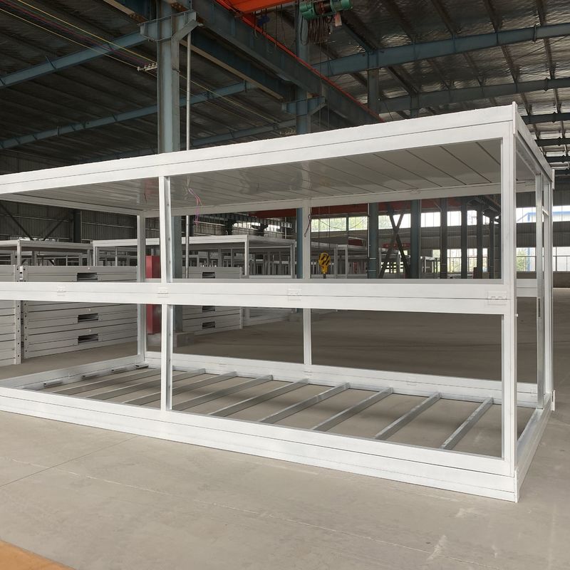 Foldable Prefab Office Prefabricated Expandable Container House Color Steel