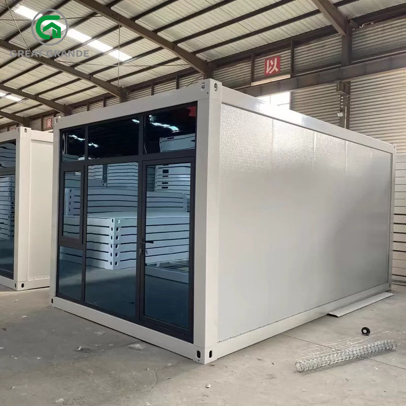 Glass Core Prefab Expandable Folding Container House For Modern Living Shipping
