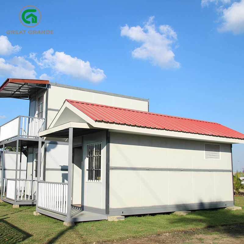 Prefab Folding Container House For Temporary Office And Accommodation On Construction Site