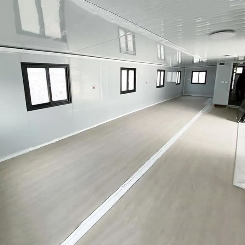 20FT Prefab Portable House Manufacturer Prefab Housinge EPS Sandwich Panels Floor Leather