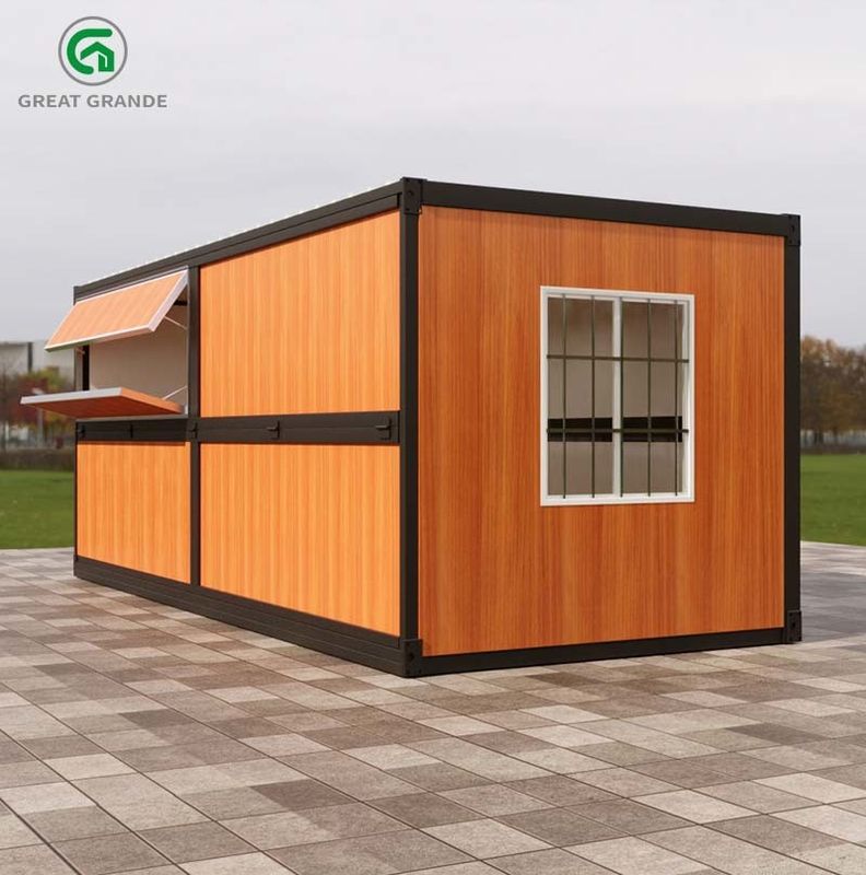 Class A Fireproof Rating Yes Folding Container Home For Earthquake Resistance ≥7 Grade