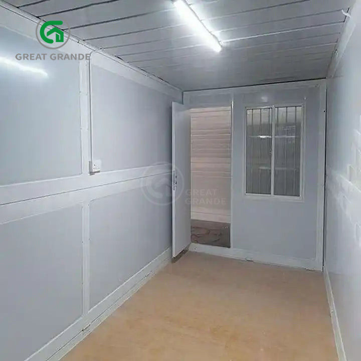 20ft Fold Out Container House Manufacturer Square Tubes Galvanized Steel Quick Installation