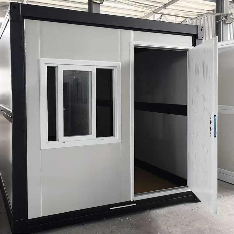 20ft Fold Out Container House Manufacturer Square Tubes Galvanized Steel Quick Installation