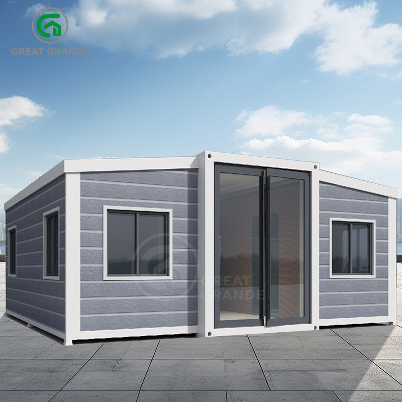 Expandable Prefab House Side Top T50 Eps Board Outdoor Height 2.86m Wood Or Customization