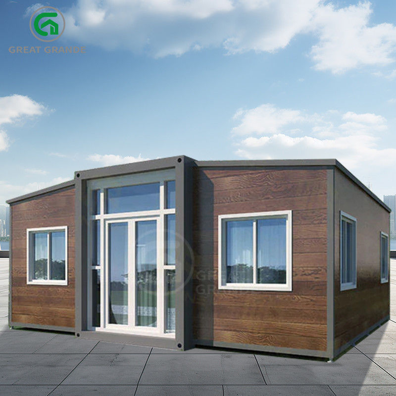 Expandable Prefab House Side Top T50 Eps Board Outdoor Height 2.86m Wood Or Customization