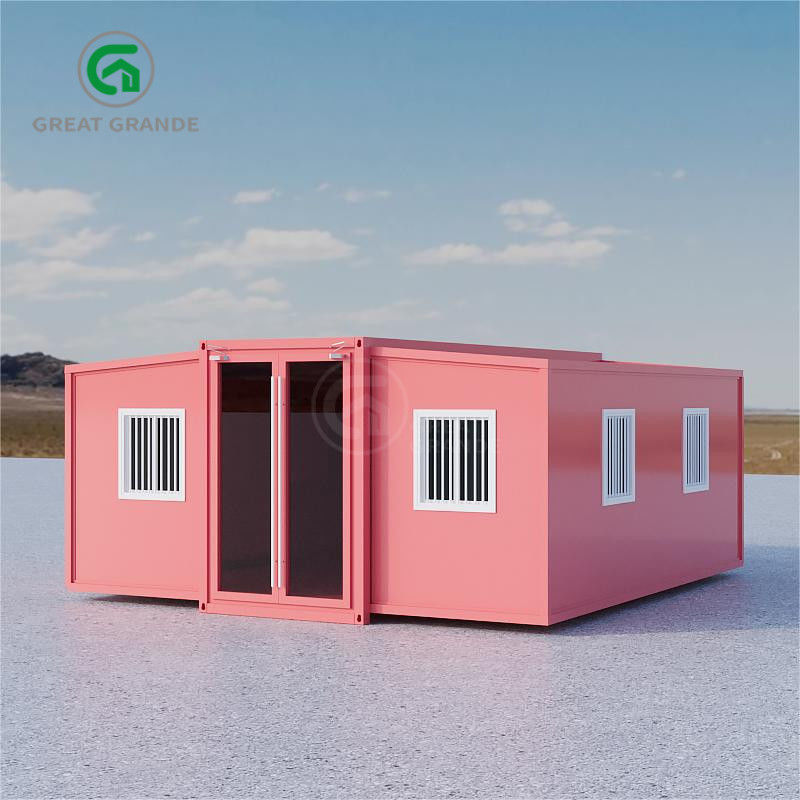 5600 Mm * 6300 Mm * 2250 Mm Internal Space 2 Bedroom Prefab Container Homes With Toilet