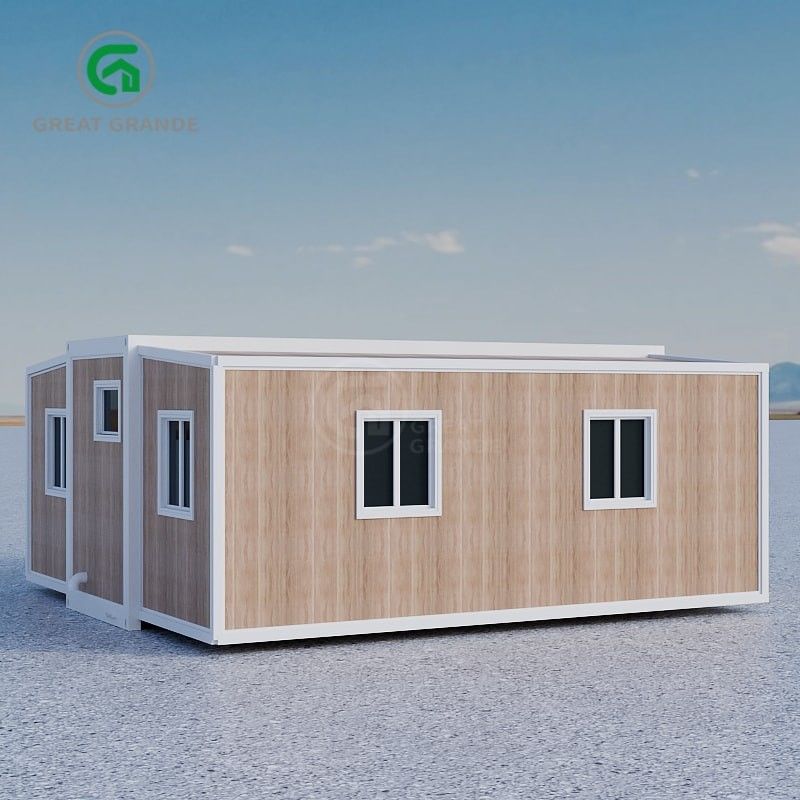 Galvanized Steel Collapsible Prefabricated Home With Customizable Exterior Color