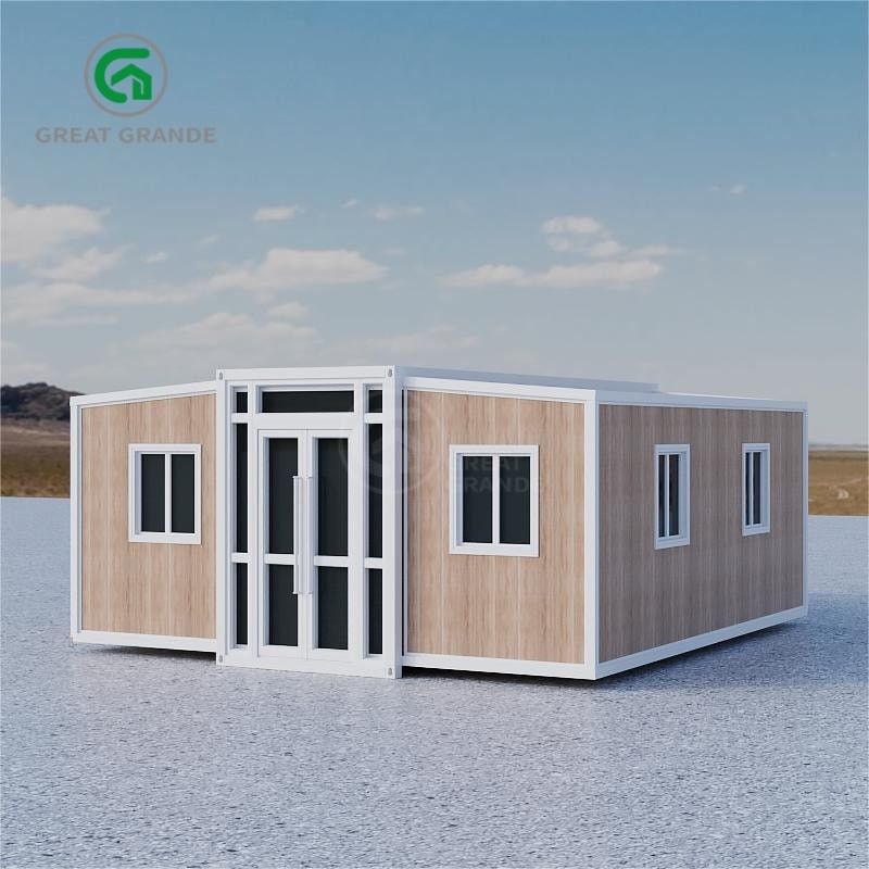 Galvanized Steel Collapsible Prefabricated Home With Customizable Exterior Color