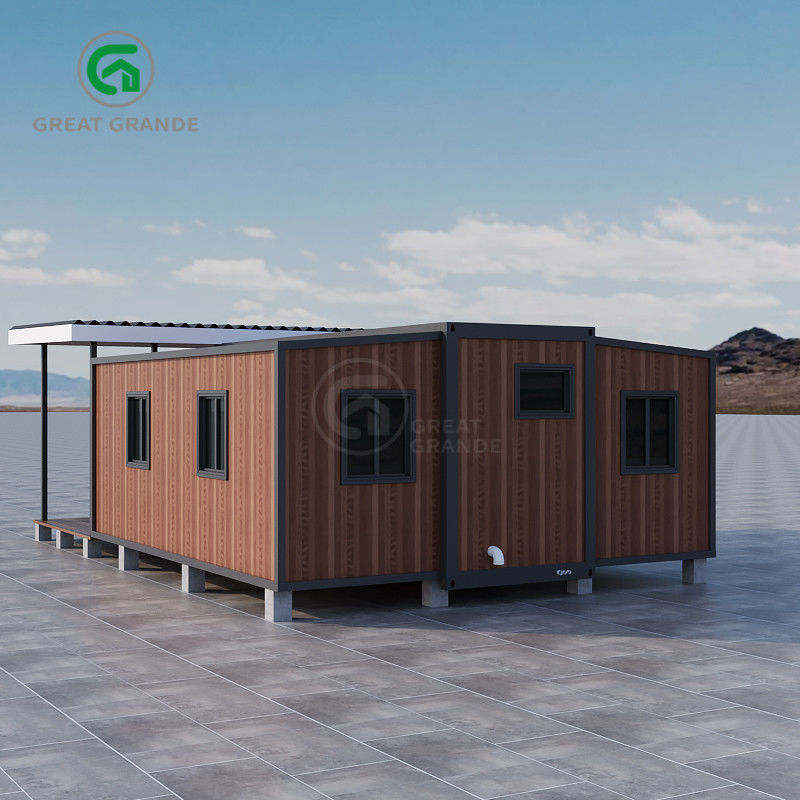 Expandable Prefab House Weather Resistant R Value 2.95K.m/W Convenient Transportation