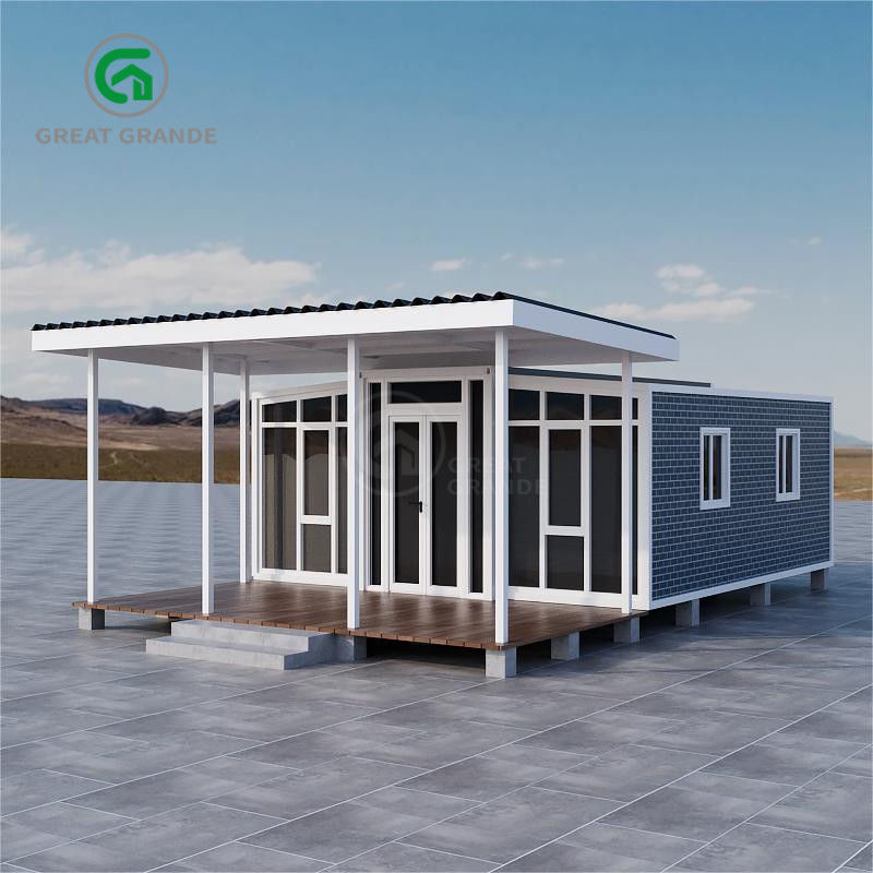 Snow Load 1.0 KN/m2 Expandable Prefab House Durable Weather Resistant for Temporary or Permanent Housing