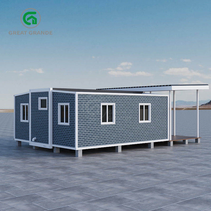 Snow Load 1.0 KN/m2 Expandable Prefab House Durable Weather Resistant for Temporary or Permanent Housing