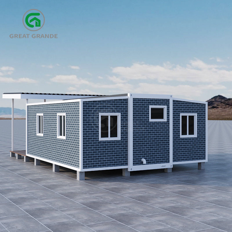 Snow Load 1.0 KN/m2 Expandable Prefab House Durable Weather Resistant for Temporary or Permanent Housing