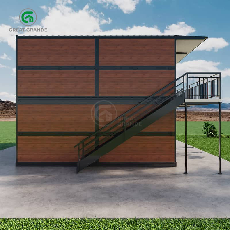 20ft Construction Container House Factory Workers' Dormitory Quick Installation
