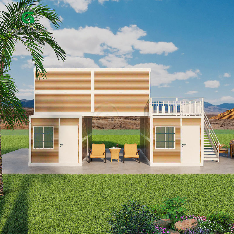 Construction And Transportation Advantages Foldable Container House In Just 4 Steps Quick Installation
