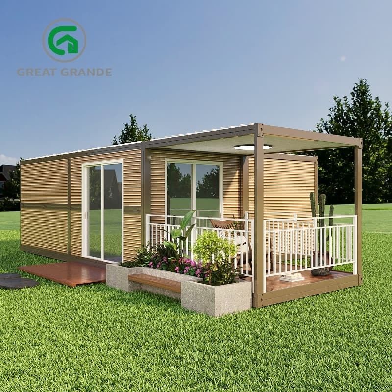 Energy- Features For Folding Container Home Meets Rigorous International Standards Pre-installed Doors