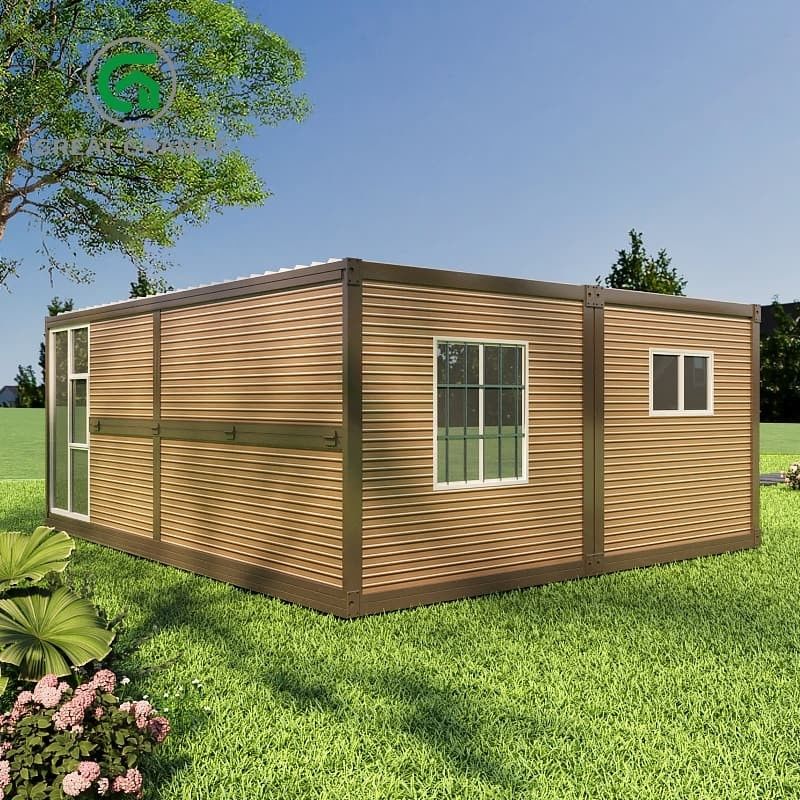 Energy- Features For Folding Container Home Meets Rigorous International Standards Pre-installed Doors