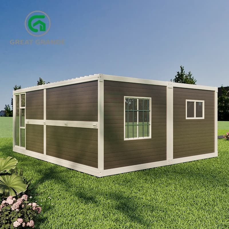 Streamlined Manufacturing Folding Container Home Pre-installed Features Quick Assembly for Installation
