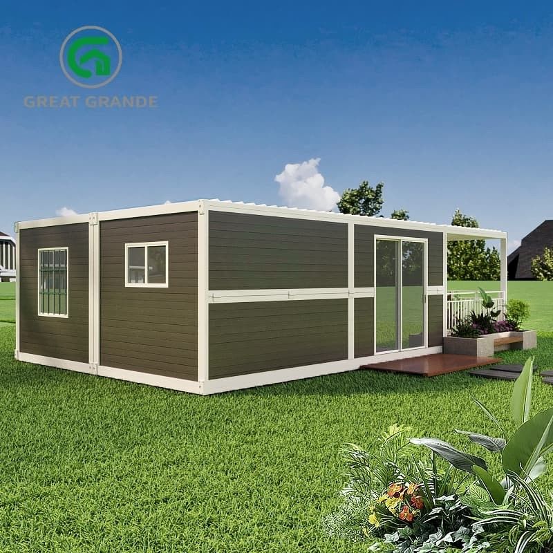Streamlined Manufacturing Folding Container Home Pre-installed Features Quick Assembly for Installation