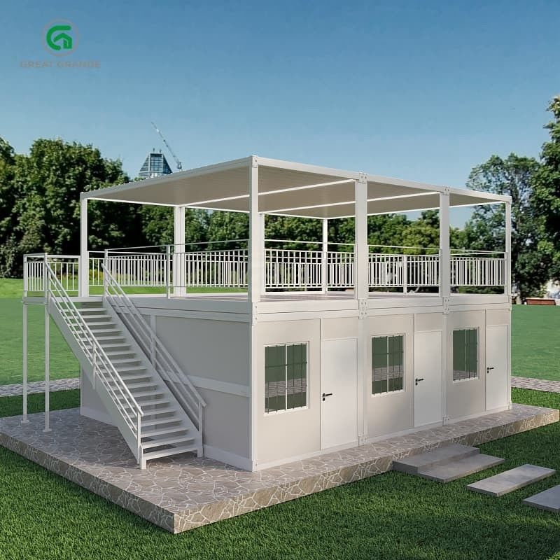 Durable Steel Frame Folding Container Home Versatile Solution for Disaster Relief Shelters 2.0 KN/m2 Floor Pressure