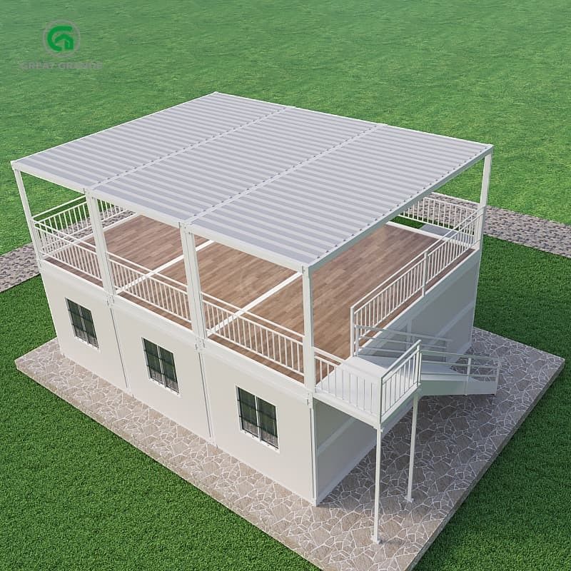Durable Steel Frame Folding Container Home Versatile Solution for Disaster Relief Shelters 2.0 KN/m2 Floor Pressure