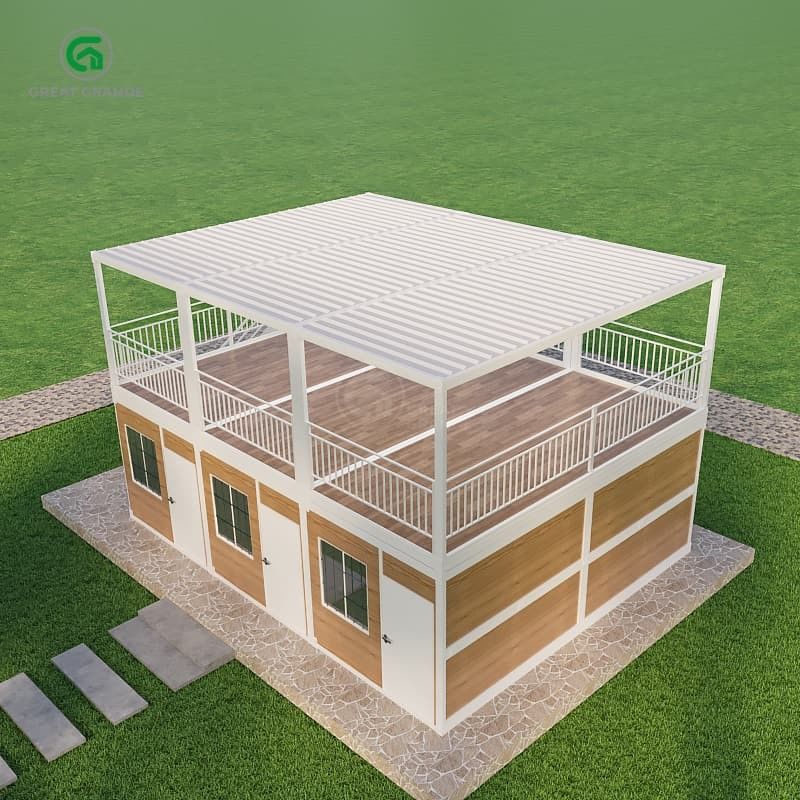 Floor Pressure 2.0 KN/m2 Portable Container House with Customizable Exterior and Design Freedom