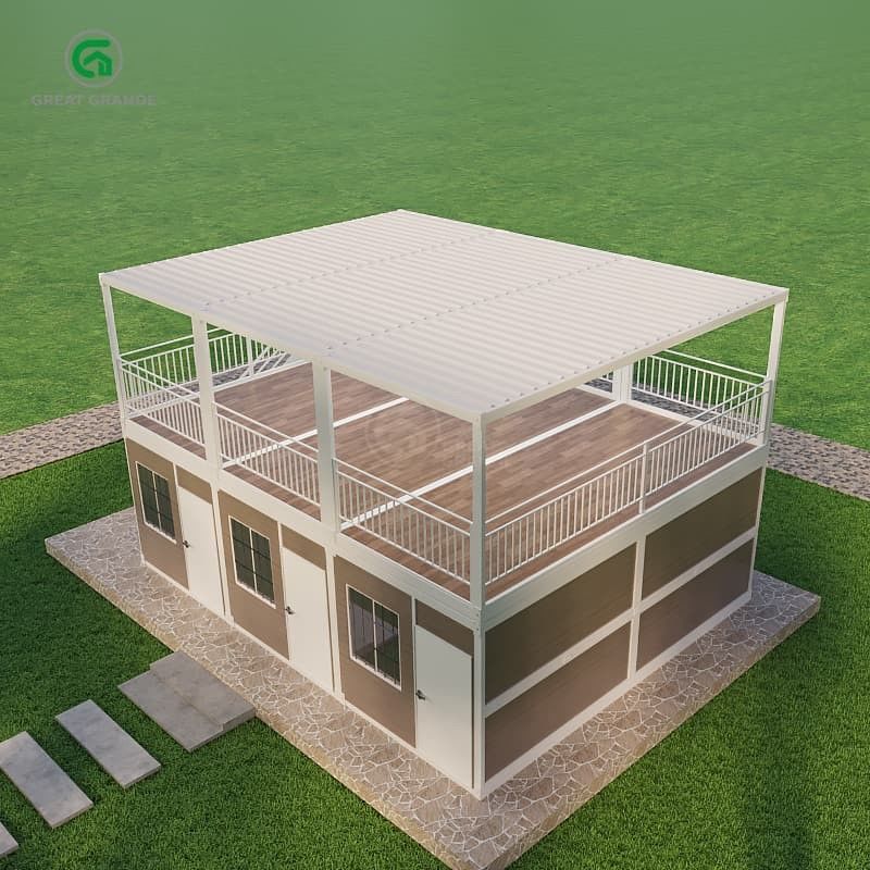 Floor Pressure 2.0 KN/m2 Portable Container House With Customizable Exterior Design Freedom