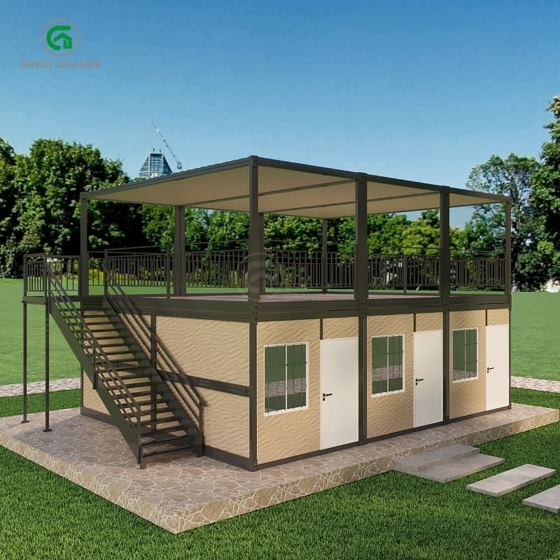 Patented Waterproof Design Transformable Container Residence for Compact and Foldable Transportation