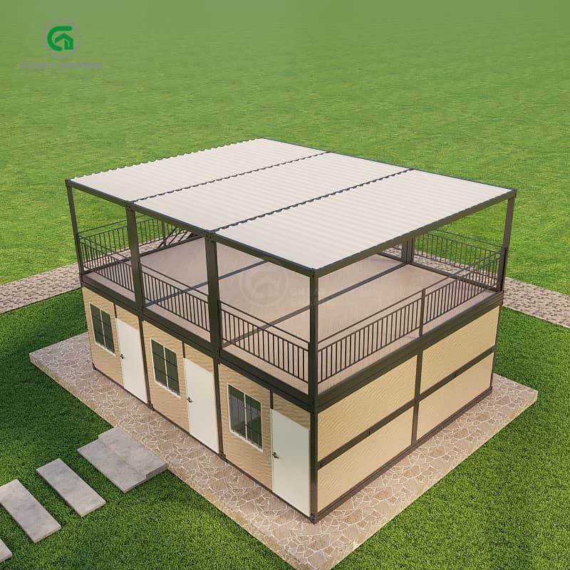 Patented Waterproof Design Transformable Container Residence for Compact and Foldable Transportation