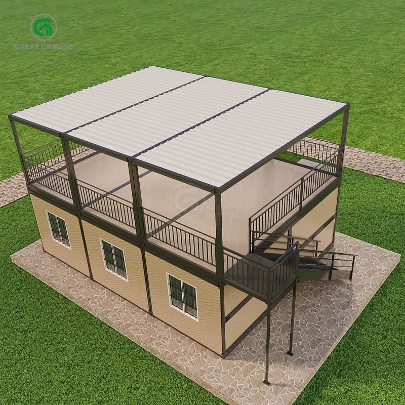 Patented Waterproof Design Transformable Container Residence for Compact and Foldable Transportation